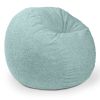 Jaxx Saxx Shearling Faux-Lamb 4 Ft Large Round Bean Bag for Modern Interior Design