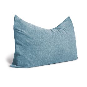 Jaxx Bean Bags Jaxx 5.5 ft Pillow Saxx Bean Bag (Color: Premium Chenille - Turquoise)