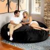 Jaxx 6 Foot Cocoon Large Bean Bag Chair for Adults - Premium Faux Fur