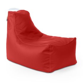 Jaxx Pezzi Jr Kids Classroom Bean Bag Chair, Premium Vinyl (Color: Red)
