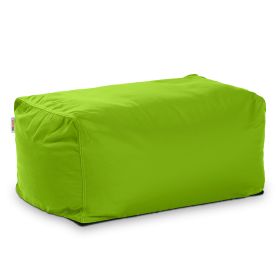 Jaxx Leon Outdoor Bean Bag Ottoman (Color: Lime)
