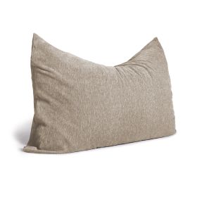 Jaxx 5.5 ft Pillow Saxx Foam Bean Bag Pillow, Premium Chenille Cover (Color: Beige)