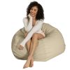 Atrium Collection Pazi Pod - Designer Foam Bean Bag Chair for Home Theaters, Offices, Schools, Reception & Waiting Rooms - Faux Leather