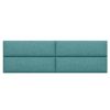 Jaxx Panelist Modern Padded Headboard â€“ Set of 4 Wall Mounted Panels - King, Microvelvet
