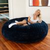 Jaxx 6 Foot Cocoon - Large Bean Bag Chair for Adults, Premium Luxe Faux Fur