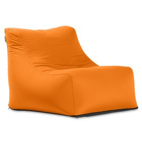 Jaxx Ponce Outdoor Bean Bag Chair - Weather Resistant Patio and Poolside Lounge Seating (Color: Sunbrella Tangerine)