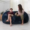 Jaxx 5.5 ft Bean Bag Loveseat, Premium Faux Fur