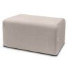 Jaxx Monroe Large Rectangular Foam Ottoman / Coffee Table, (36 x 18)