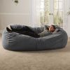 Jaxx 7 ft Giant Bean Bag Sofa with Premium Chenille Cover