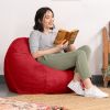 Jaxx Saxx 3 Foot Bean Bag Chair with Removable Cover