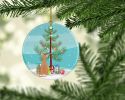 NEW Devon Rex Cat Christmas Ceramic Ornament Christmas Tree Hanging Decorations for Home Christmas Holiday, Party, Gift, 3 in, Multicolor