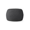 Jaxx Ellis Ottoman Shearling Faux-Lamb Plush Pouf for Modern Interior Design, Small