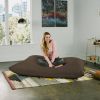 Jaxx Pillow Saxx 5.5-Foot - Huge Bean Bag Floor Pillow and Lounger