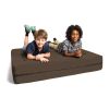 Jaxx Zipline Kids Sofa & Large Ottoman, 3 in 1 Fold Out Sofa, Big Kids Edition