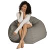 Atrium Collection Pazi Pod - Designer Foam Bean Bag Chair for Home Theaters, Offices, Schools, Reception & Waiting Rooms - Faux Leather