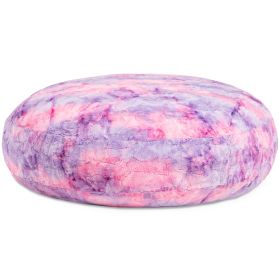 Jaxx Cocoon 4 Foot Bean Bag Chair - Faux Fur (Color: Faux Fur - Unicorn Pink)