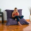 Jaxx 5.5 ft Pillow Saxx Foam Bean Bag Pillow, Premium Chenille Cover