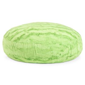 Jaxx Cocoon 4 Foot Bean Bag Chair - Faux Fur (Color: Faux Fur - Lime Green)
