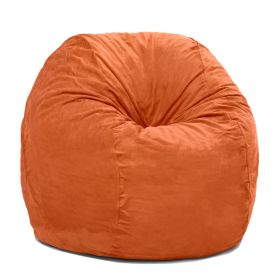 Jaxx 4 ft Bean Bag Chair (Color: Mandarin)