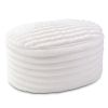 Jaxx Paran Accent Pouf - Fluffy Faux Fur Ottoman for Modern Interior Design, Large