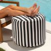 Jaxx Spring Indoor / Outdoor Bean Bag Pouf Ottoman