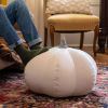 Jaxx Pumpkin Pouf - Luxurious Ottoman for Fall & Halloween Decor