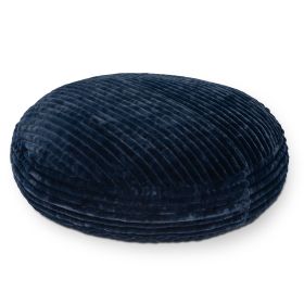 Jaxx 6 Foot Cocoon - Large Bean Bag Chair for Adults, Premium Luxe Faux Fur (Color: Mondo Midnight Blue Faux Fur)